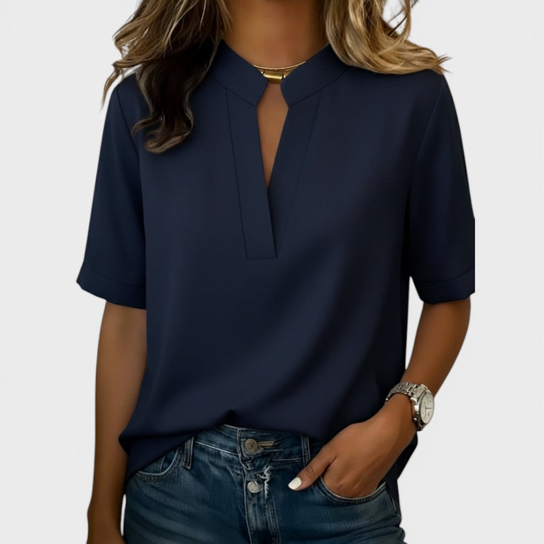 Lea | Lagana bluzica s V-izrezom