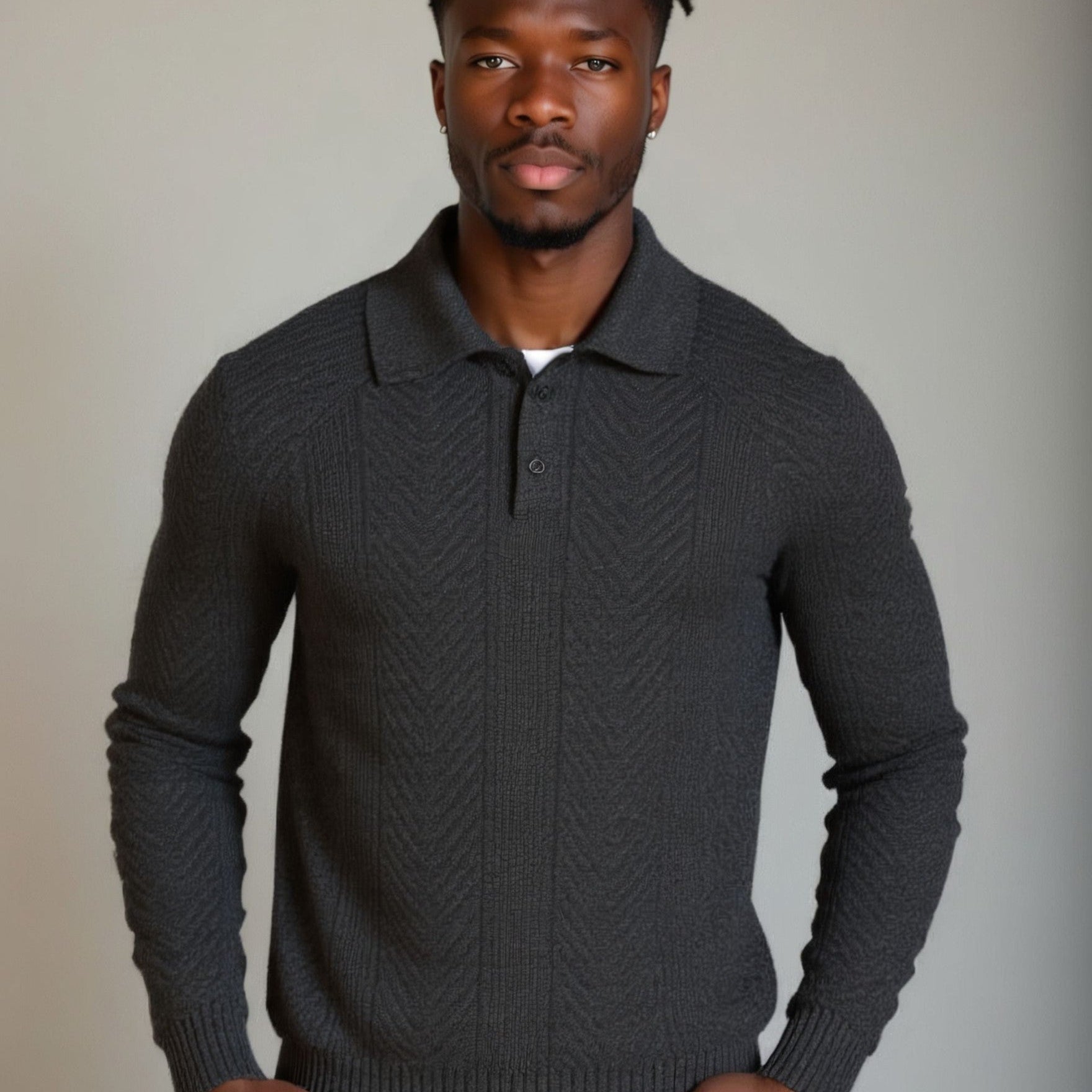 Viggo™ | Pulover od pamuka s V-izrezom