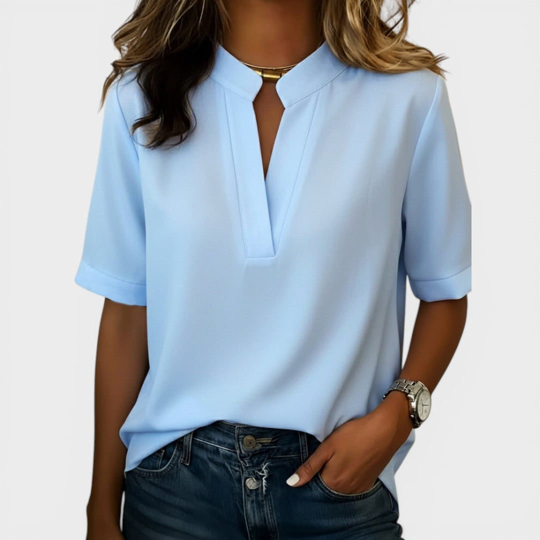 Lea | Lagana bluzica s V-izrezom