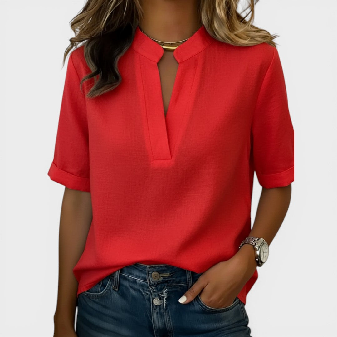 Lea | Lagana bluzica s V-izrezom